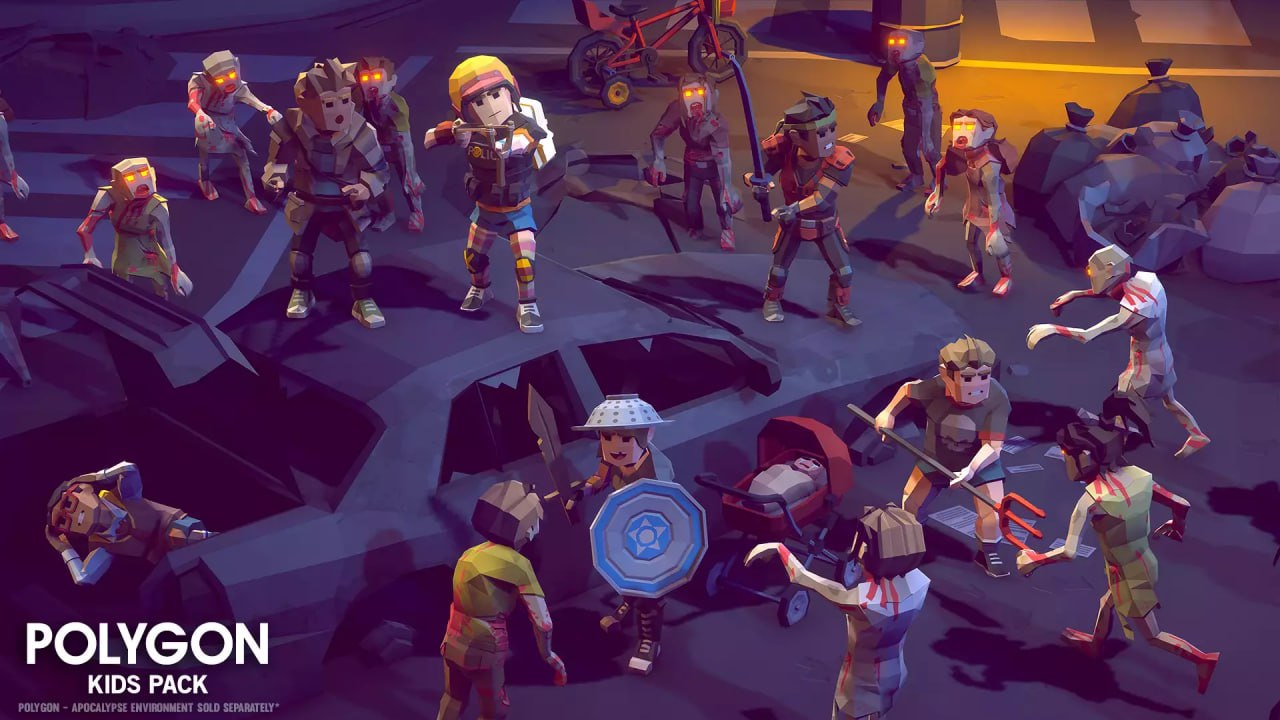 POLYGON Kids - Low Poly 3D Art by Synty📱 - изображение 2